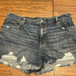 Aerie XL cut off shorts with elastic